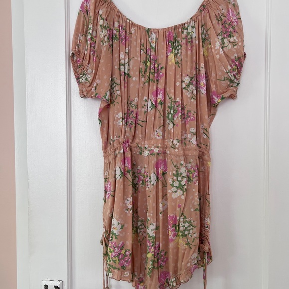 Vintage Spell Sundancer Peach Romper Medium - Picture 3 of 7